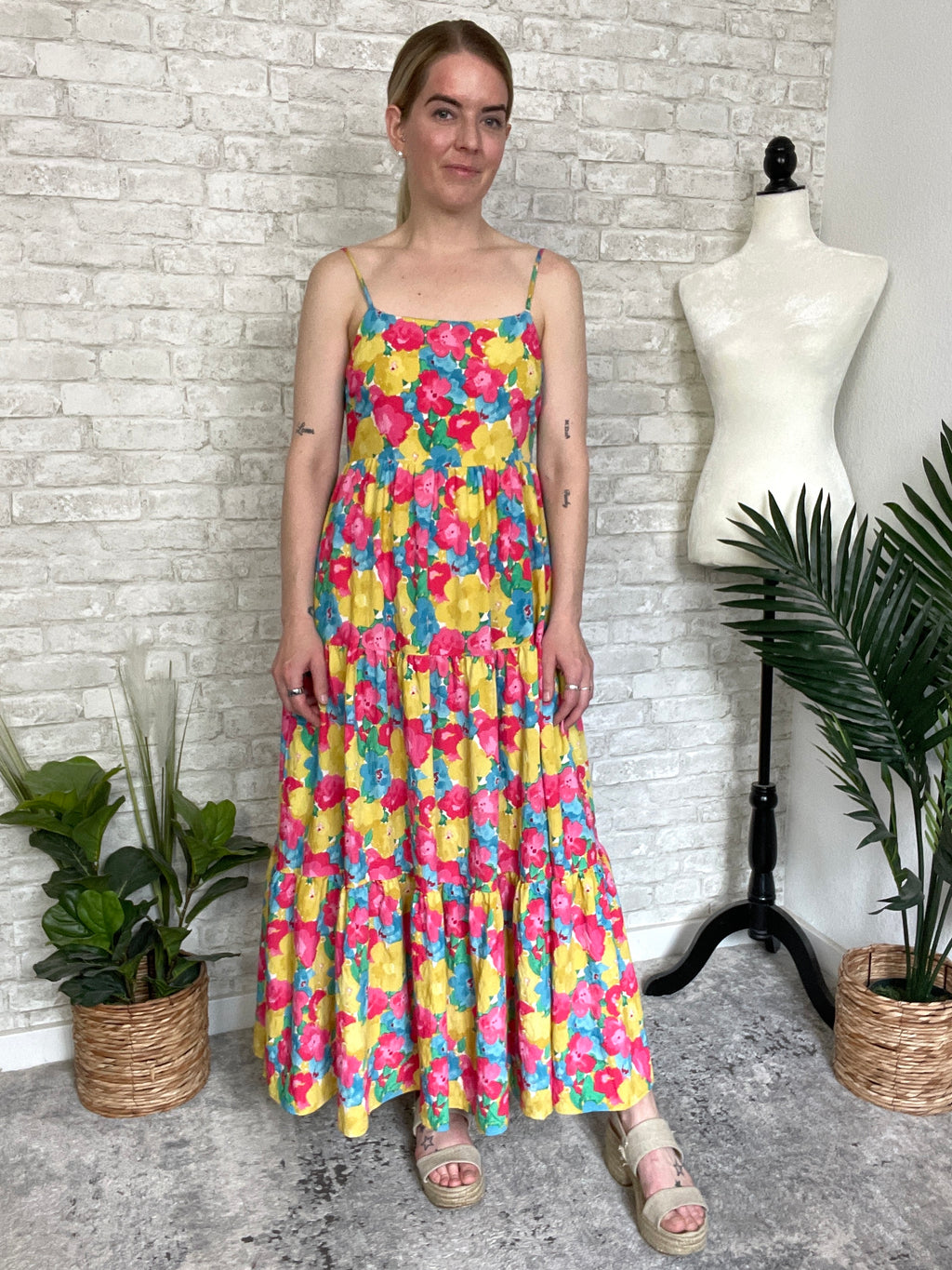 Malia Floral Midi Dress