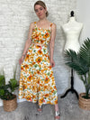 Amara Top + Skirt Set Orange Blossom