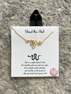 Shed The Past Snake Pendant Gold
