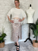 Josephine Tassel Top Cream