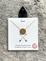 Friend Pendant Gold