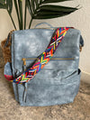 Brielle Convertible Backpack Vintage Blue