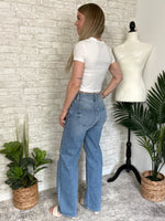 High Rise Baggy Jean Distressed