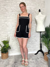 Cayla Black+White Romper