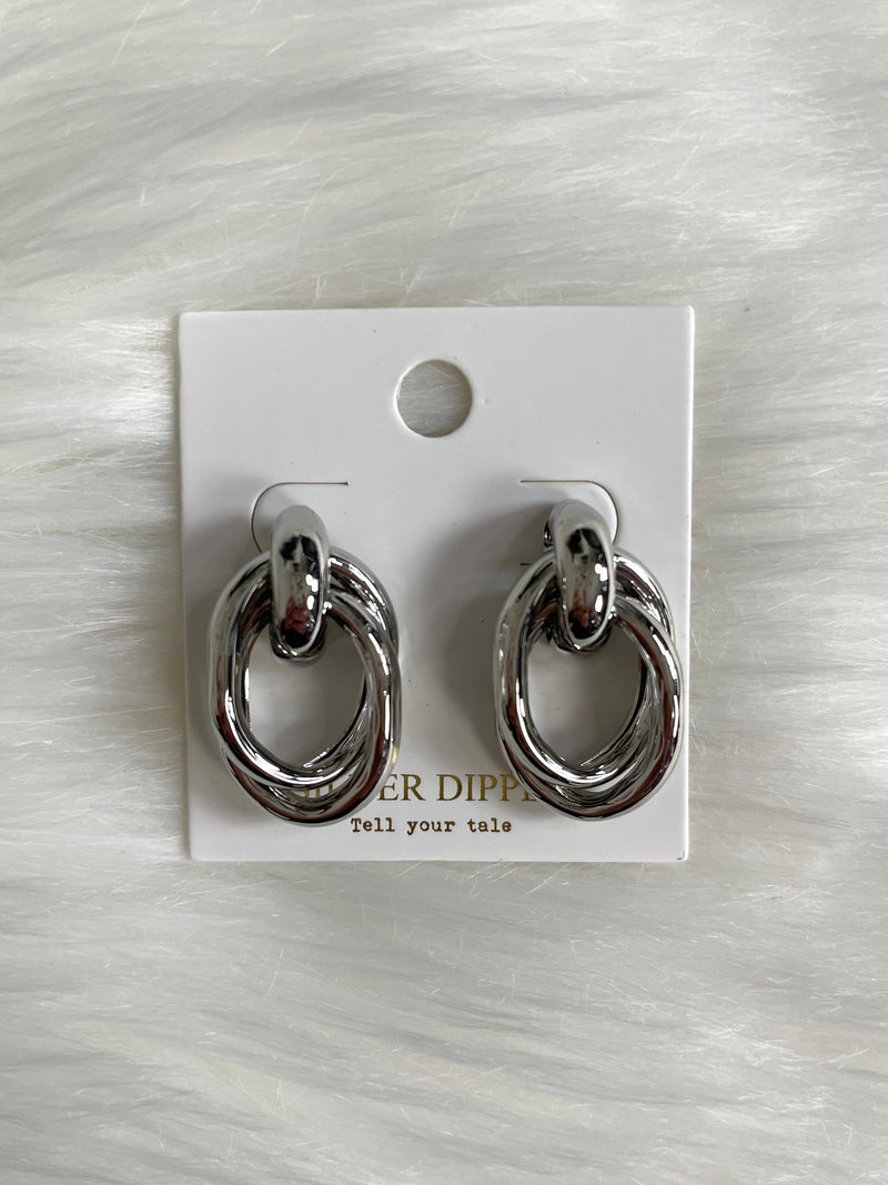Sydney Knotted Earring Silver