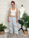 Ollie Floral Embroidered Pants