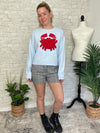 Pinchy Crab Sweater Blue