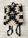 Black & Cream Aztec Backpack
