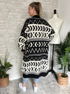 Jameson Black + White Cardigan Jacket