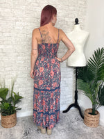 Mason Twist Maxi Blue/Ginger Floral Combo