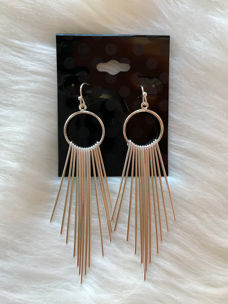 Mel Chandelier Dangle Earring Silver