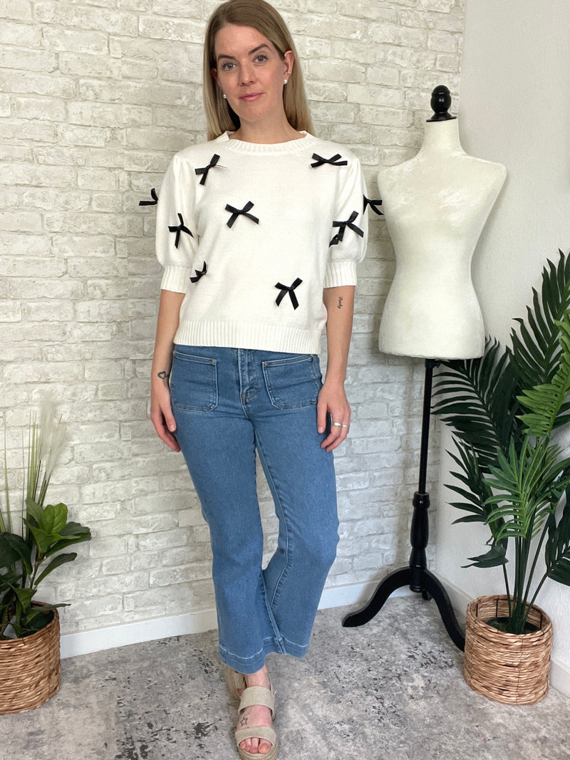 Blair Bow Knit Top