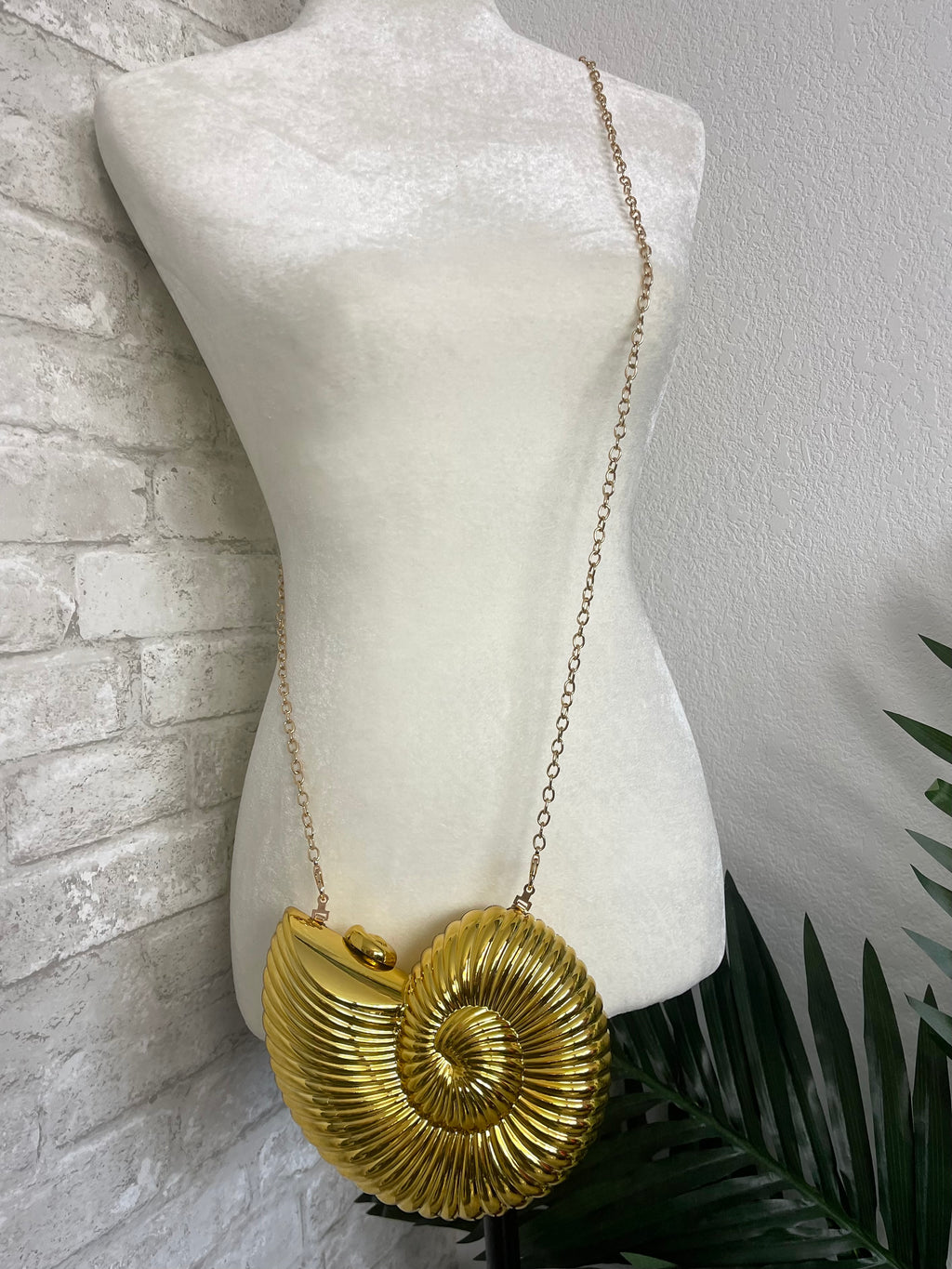 By The Sea Hard Shell Bag Gold