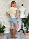Frances Knit Frill Top
