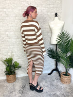 Devon Sweater Set - Cardigan Brown