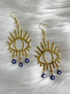 Dangle Nazar Earring Gold