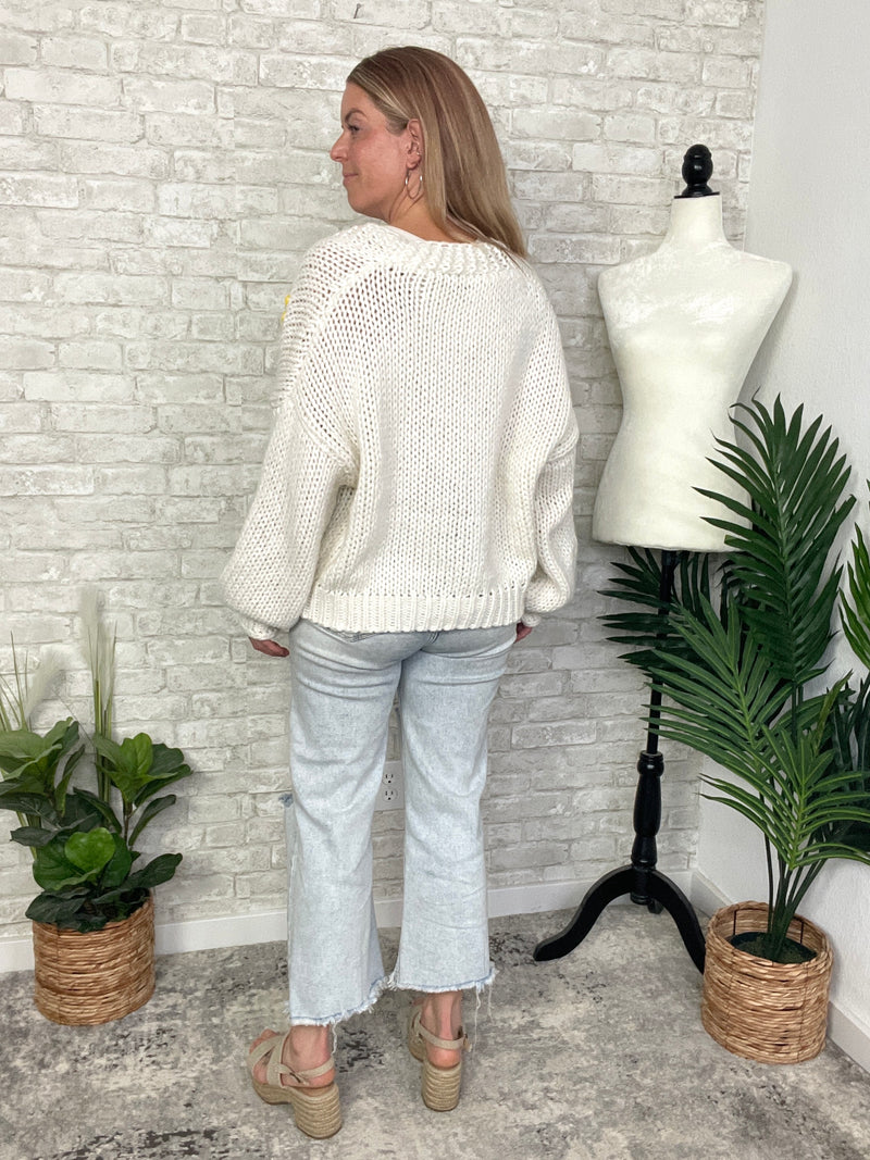 Sunflowers + Sunshine Cardigan