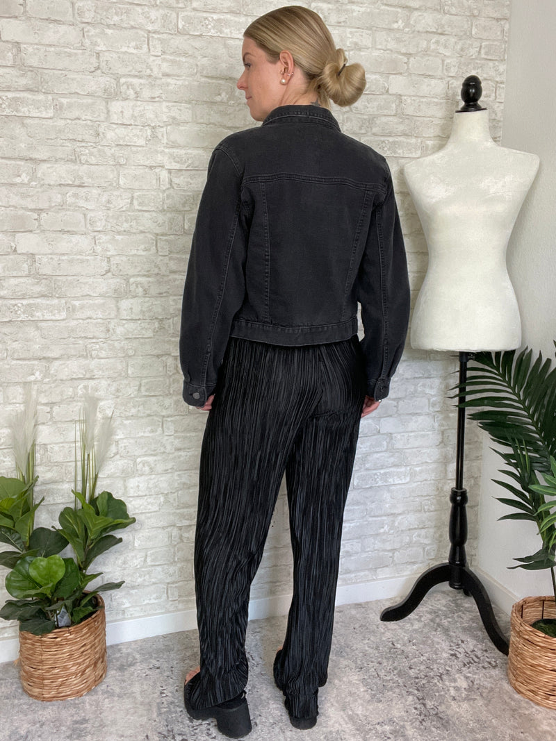 Brooklyn Black Denim Jacket