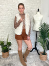 Rochelle Fuzzy Vest Cream