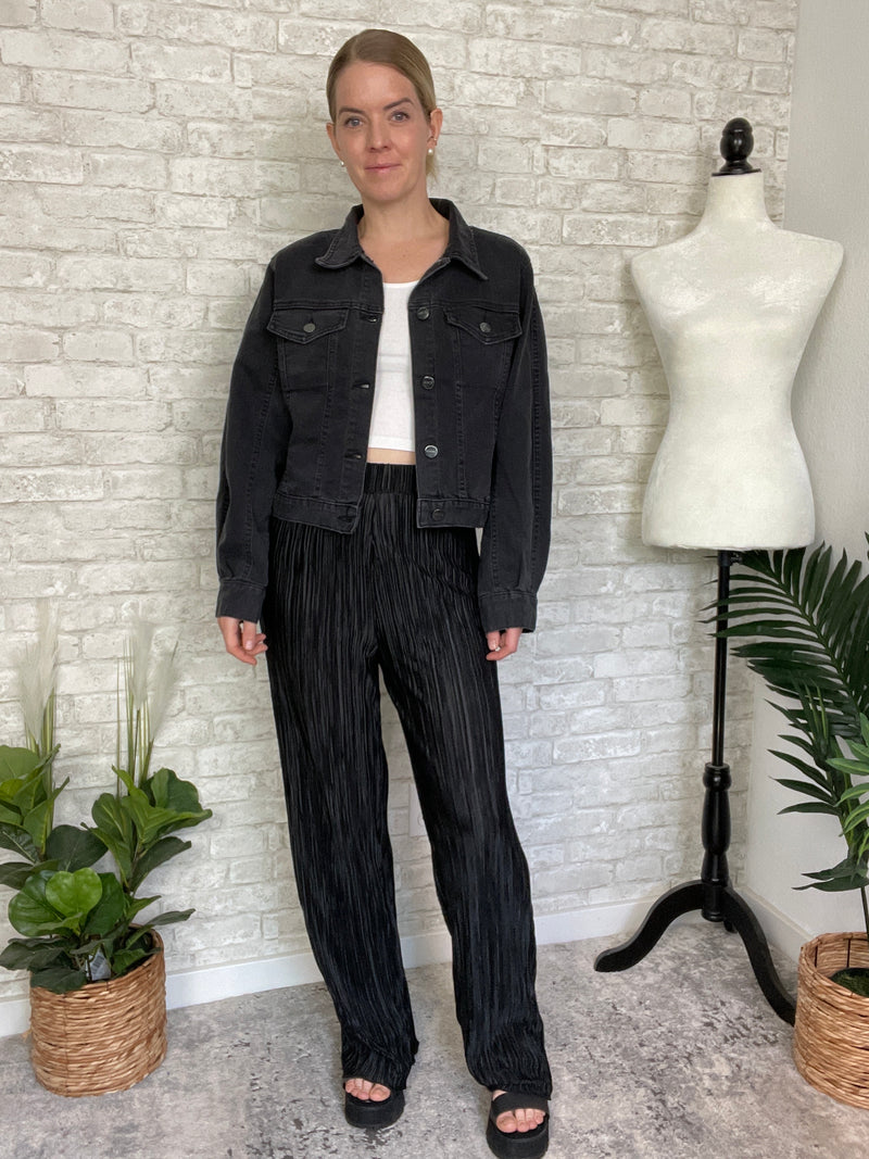 Brooklyn Black Denim Jacket
