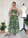 Vienne Green Skirt Set