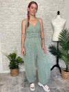 Sage Gauze Jumpsuit