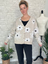 Daisy Dreamer Floral Cardigan Beige