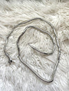 Bendable Wrapped Snake - Necklace/Bracelet Silver