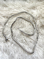 Bendable Wrapped Snake - Necklace/Bracelet Silver