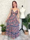 Mason Twist Maxi Blue/Ginger Floral Combo