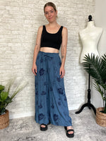 Lisbon Bella Blue Wide-Leg Pants