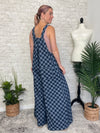 Fena Checker Wide-Leg Overall