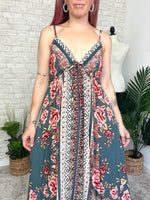 Penny Teal Hanky Dress