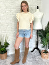 Frances Knit Frill Top