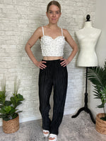 Julianna Pearl Floral Corset White