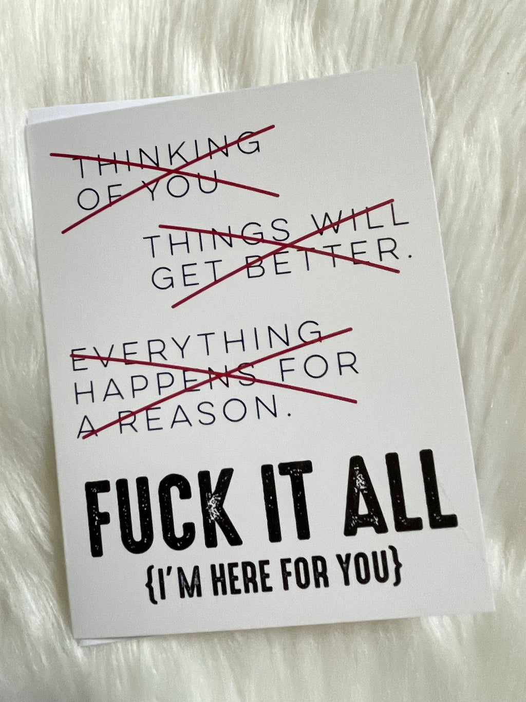I'm Here For You Card