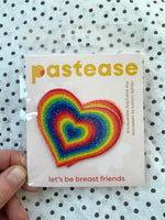 Rainbow Heart Pasties