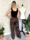 Heather Rustic Floral Print Pants