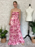 Pink Palms Jumpsuit