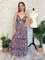 Mason Twist Maxi Blue/Ginger Floral Combo
