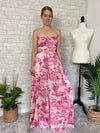 Pink Palms Jumpsuit