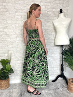 Vienne Green Skirt Set