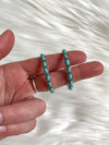 Turquoise Hoop Earrings