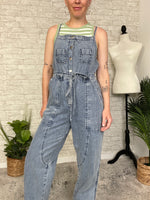 Demi Drawstring Denim Overall