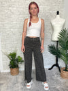 Vivienne Retro Cheetah Jeans Grey