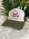 Take No Shit Trucker Hat - Olive Green
