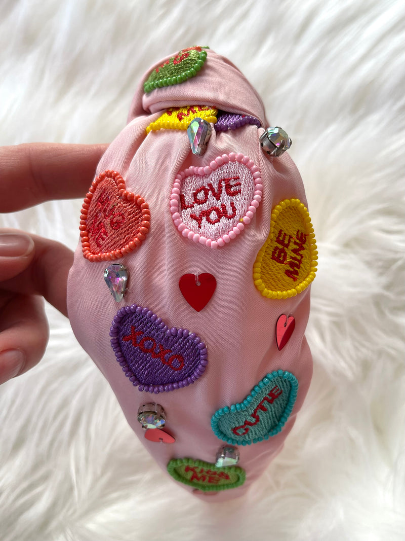 Conversation Heart Headband