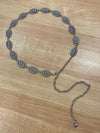 Western Oval Chain Belt Silver