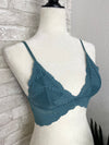 Butterfly Lace Bralette Teal