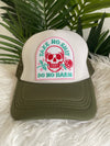 Take No Shit Trucker Hat - Olive Green